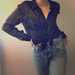 Equipment limited Kate Moss blouse size large